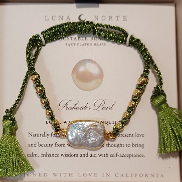 LUNA NORTE MOTHER OF PEARL W/ TASSEL - Picture 8 of 8